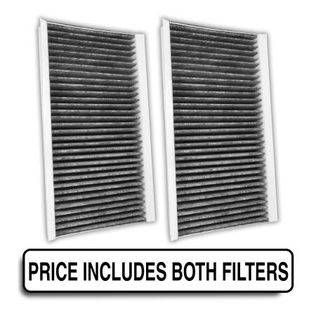 FilterHeads.com - AQ1134 Cabin Air Filter - Carbon Media, Absorbs Odors